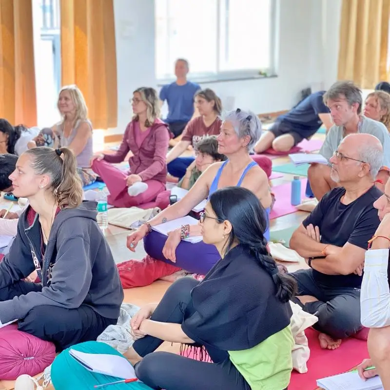200 Hour Yoga Teacher Training Students in Rishikesh