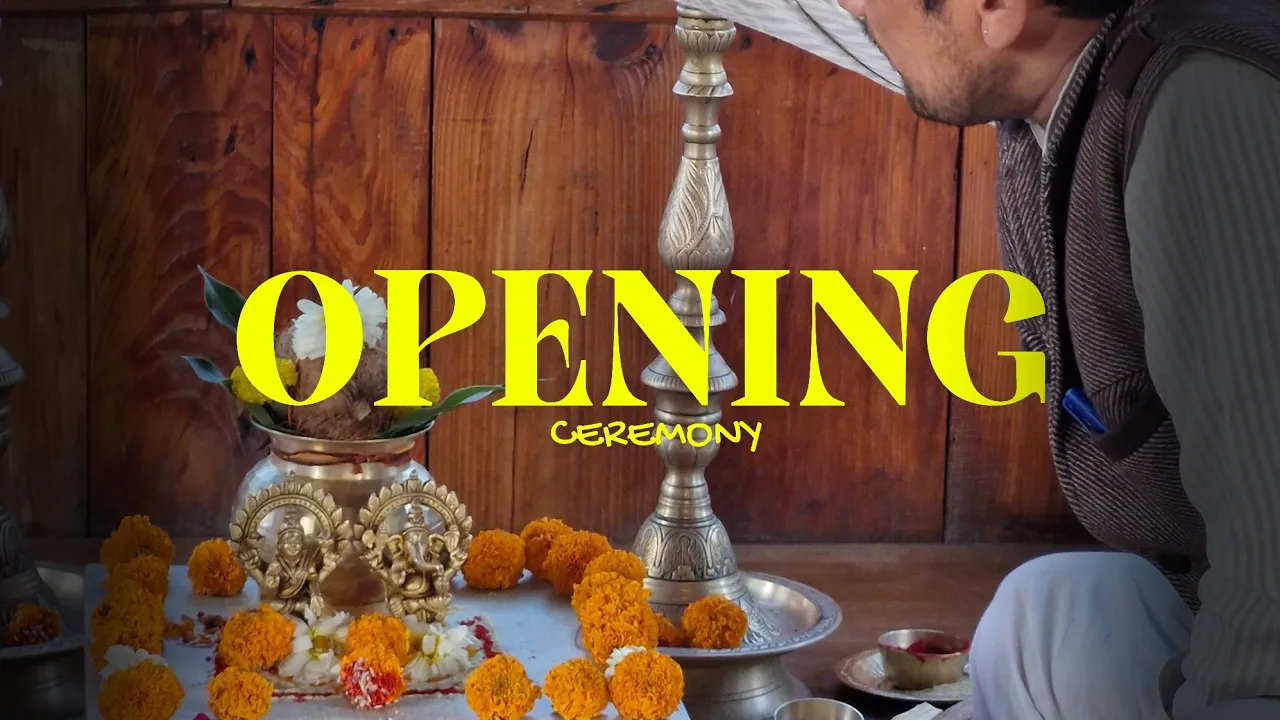 Opening Ceremony During 300 Hour Yoga Teacher Training