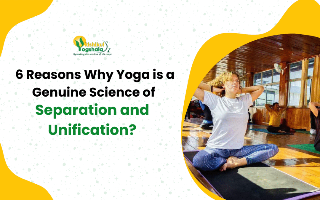 6 Reasons Why Yoga is a Genuine Science of Separation and Unification?