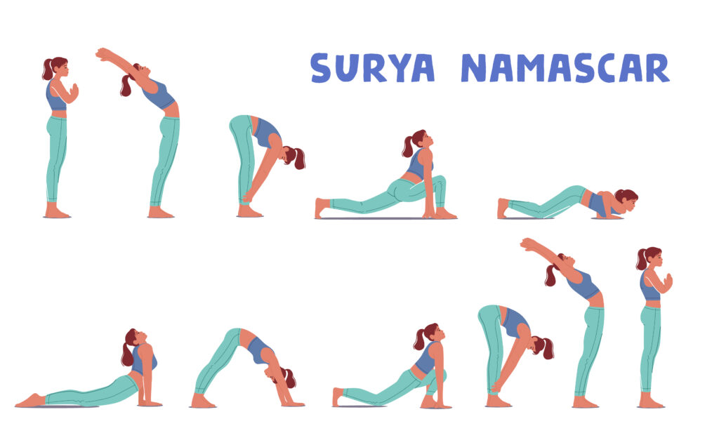 Variations of Surya Namaskar Variations of Surya Namaskar