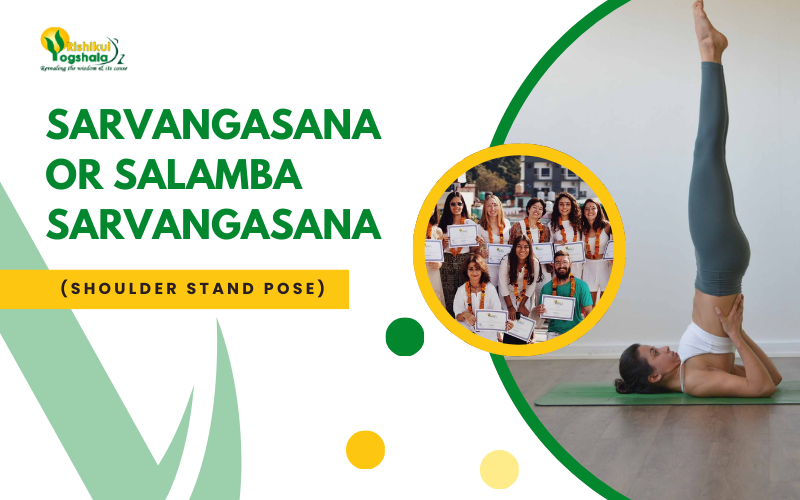 Sarvangasana or Salamba Sarvangasana (Shoulder Stand Pose)