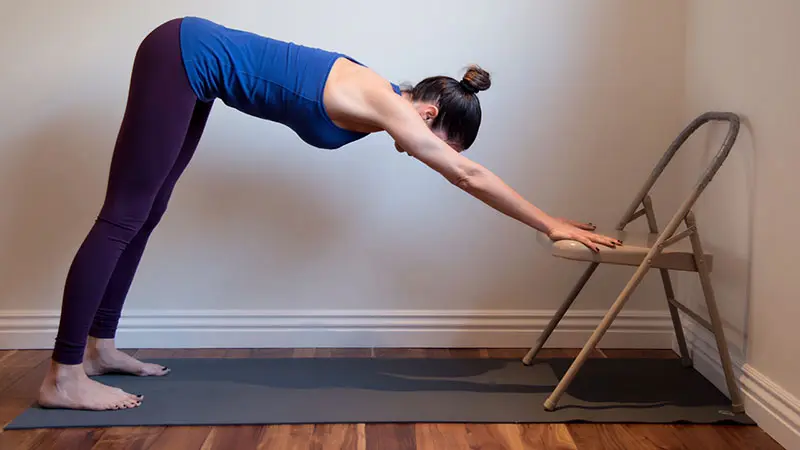 Chair Downward Facing Dog