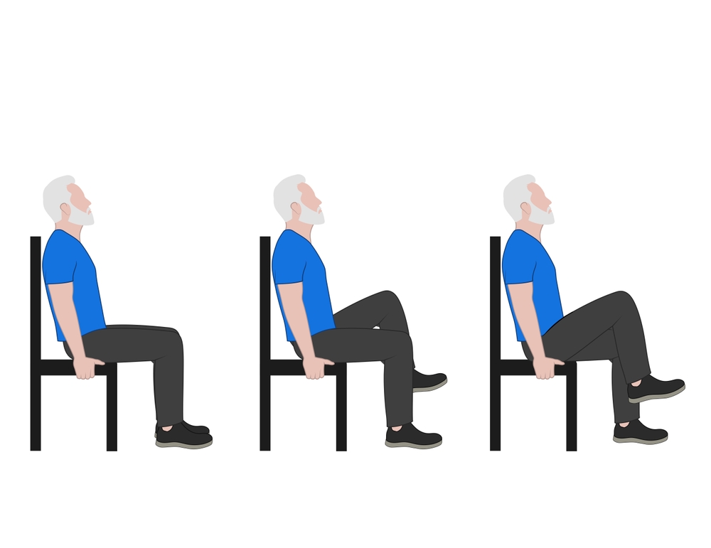 Seated Marching Yoga Pose