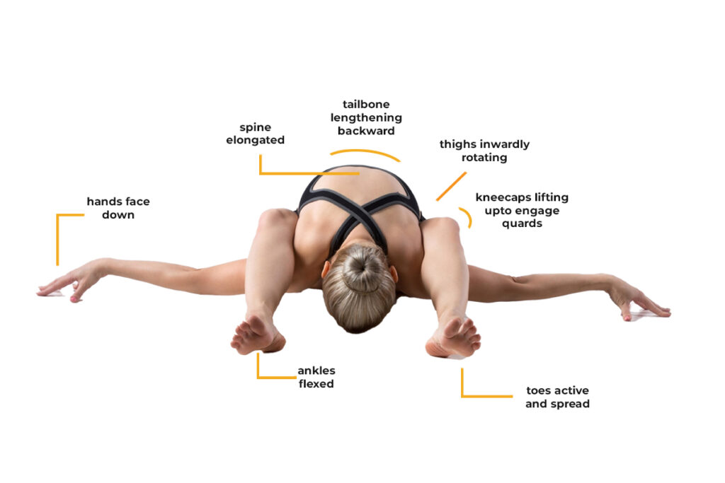 Yoga Practitioner performing Turtle Pose Yoga Practitioner performing Turtle Pose