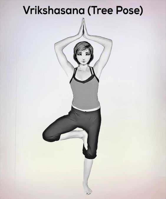 Vrikshasana (Tree Pose) Vrikshasana (Tree Pose)