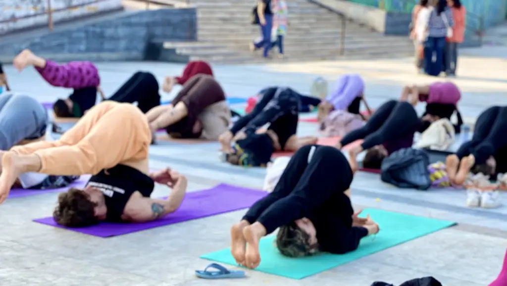 Students Practicing Yin Yoga During 200 Hour YTTC Students Practicing Yin Yoga During 200 Hour YTTC
