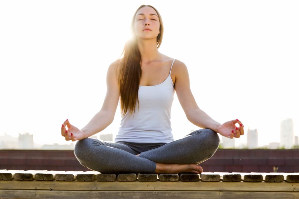 Women Practicing Meditation Women Practicing Meditation