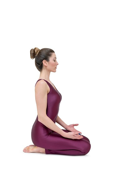 Students Practicing Vajrasana