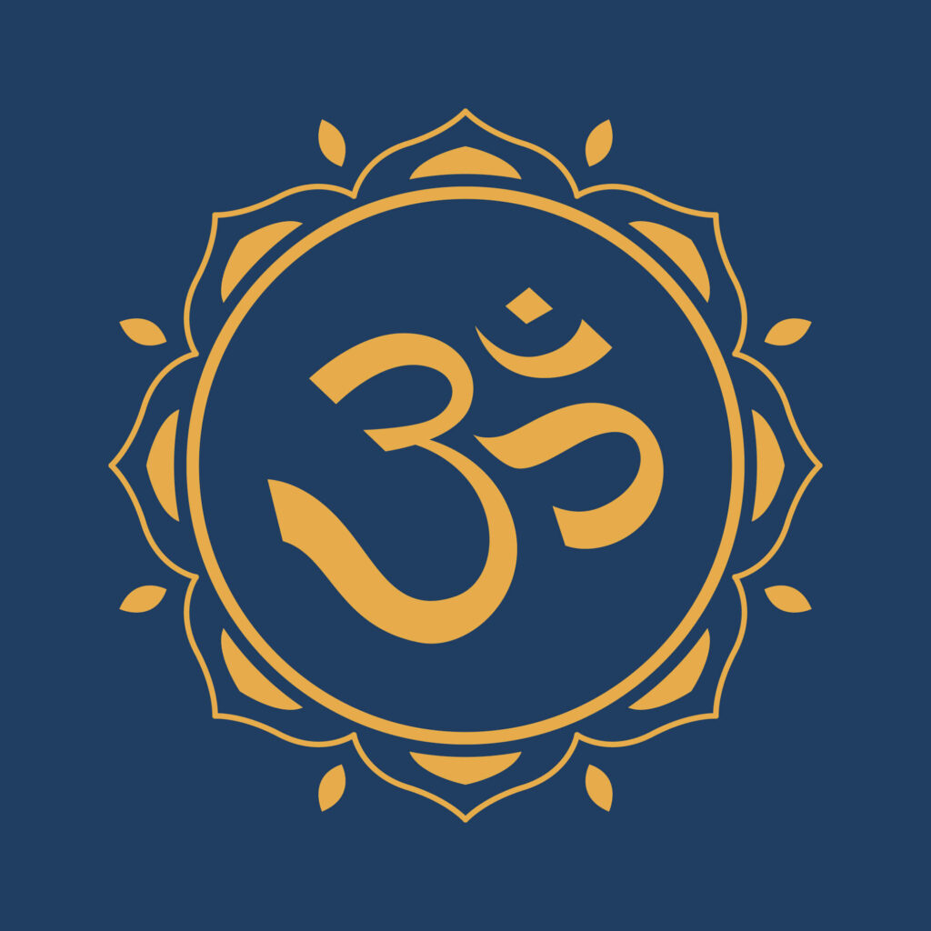 Om Symbol with Mandala Om Symbol with Mandala