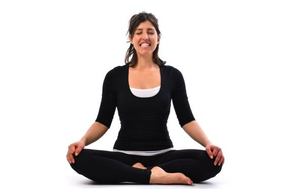 Women Performing Sheetkali Pranayama Women Performing Sheetkali Pranayama