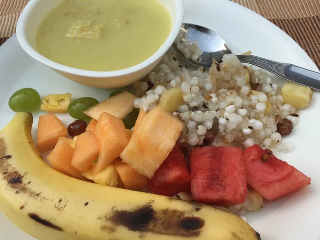 Sattvic Meal During Residential Yoga Course Sattvic Meal During Residential Yoga Course