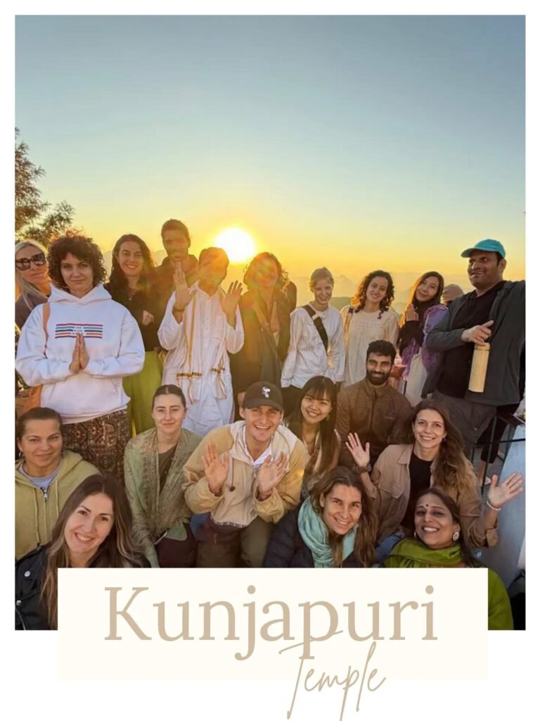 Students of Rishikul Yogshala Rishikesh Enjoying their excursion to Kunjapuri Temple Students of Rishikul Yogshala Rishikesh Enjoying their excursion to Kunjapuri Temple
