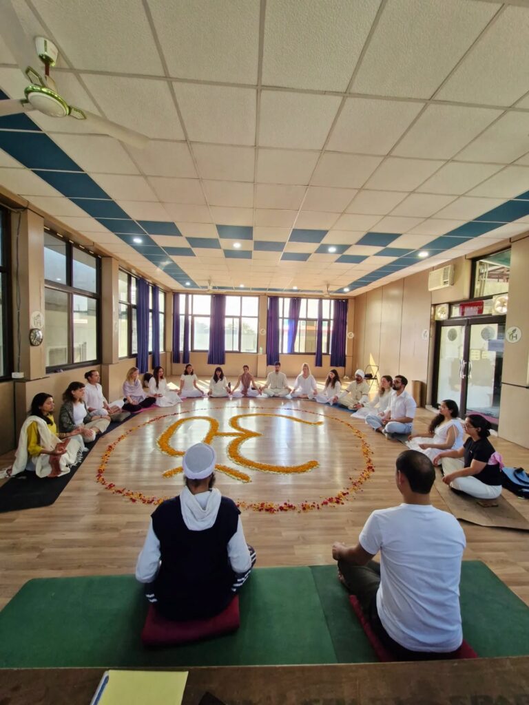 Meditation Session During Yogic Management Session