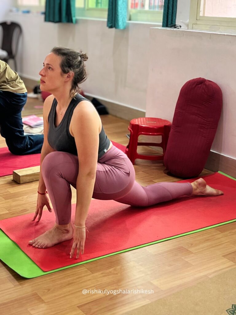 Student during Yoga Therapy workshop