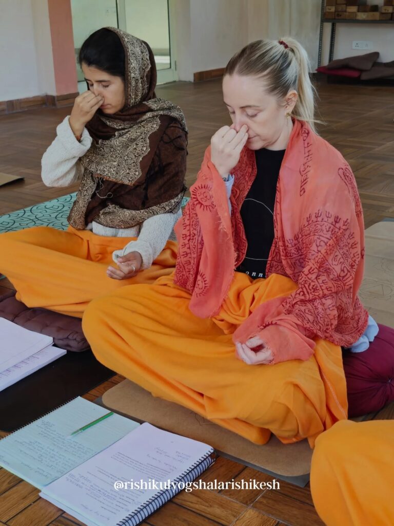 Student During Yoga Course in Rishikesh at Rishikul Yogshala Rishikesh Student During Yoga Course in Rishikesh at Rishikul Yogshala Rishikesh