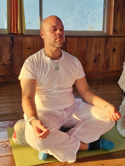 Student Practicing Sama Vritti (Equal Breathing) During Yoga TTC