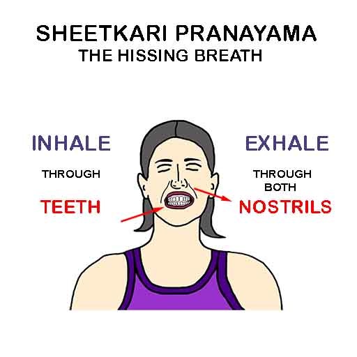 Sheetkari Pranayama