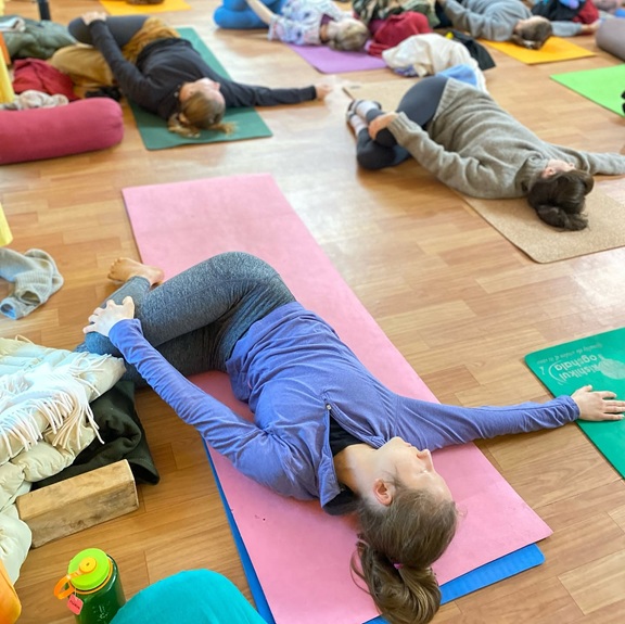 Supta Matsyendrasana (Reclined Twist)