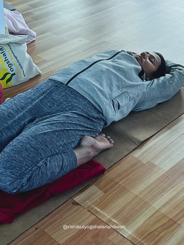 Supta Vajrasana 1