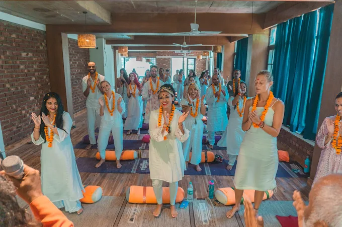 Student During Yoga Session at World Peace Yoga School