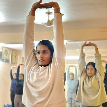 Women Practising Tadasana