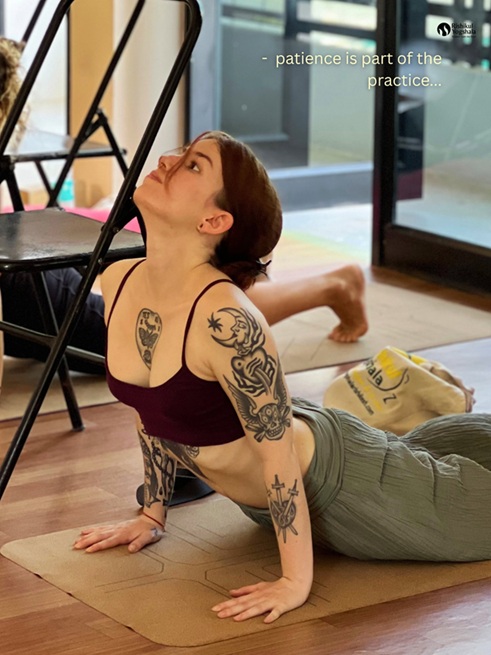 Students Practicing During Yoga Teacher Training in Rishikesh