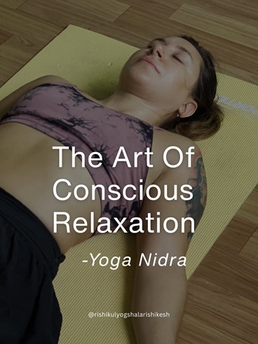 Student Practicing Shavasana (Corpse Pose) During YTTC