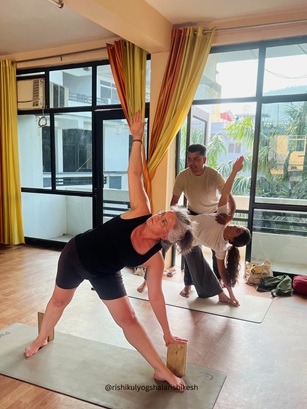 Students preparing for different Types of Yoga Teacher Training Courses