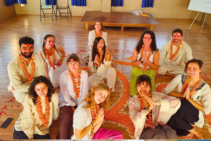 Students During Yoga Teacher Training Course Certification
