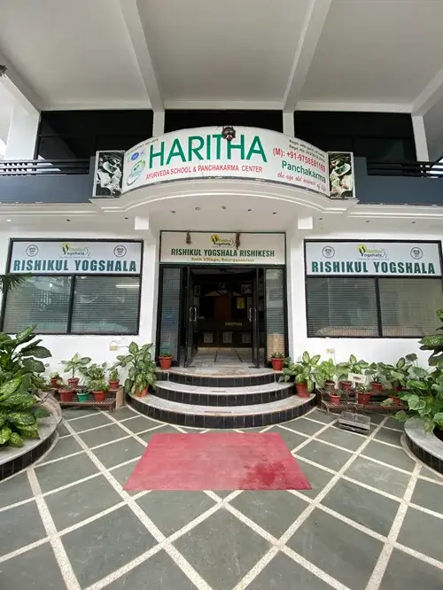 Alunos do TTC de Yoga durante a prática de asanas