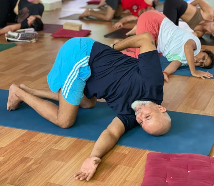 200 Hour Yoga Teacher Training Student Practicing Yoga Pose