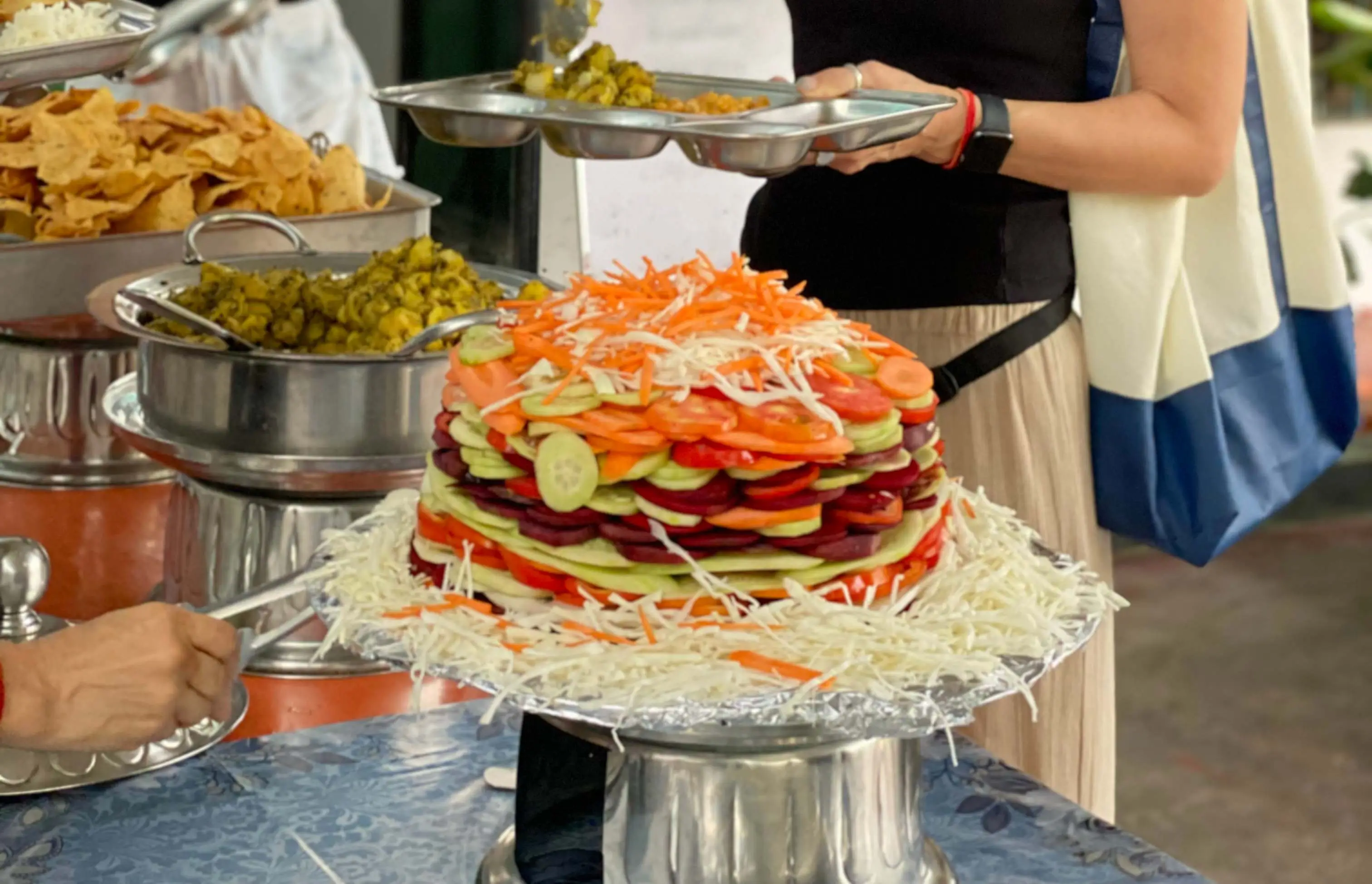 Sāttvische maaltijden tijdens 500 uur yoga opleiding in Rishikesh