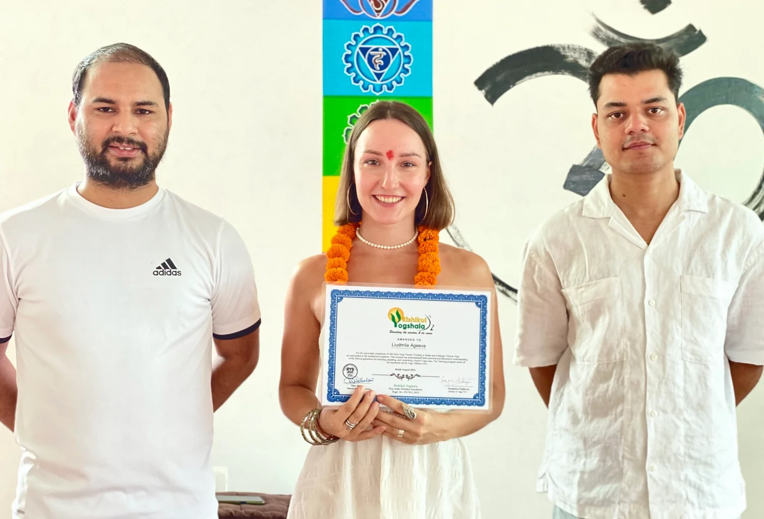 International student at Rishikul Yogshala Rishikesh