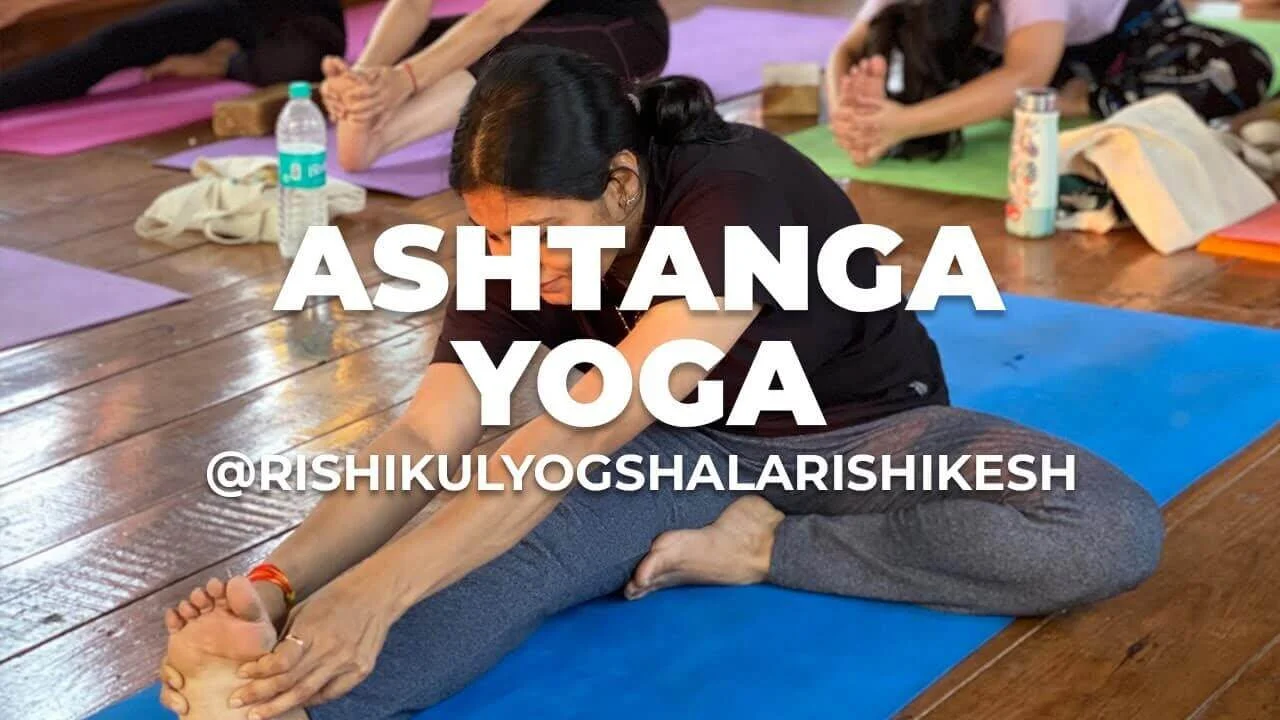 Ashtanga Yoga primary series practice at Rishikul Yogshala Rishikesh