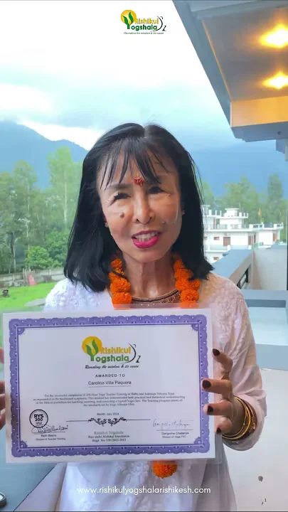 Yoga TTC student video testimonial 2