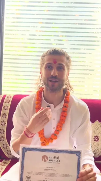 Yoga TTC graduate video testimonial for Rishikul Yogshala Rishikesh