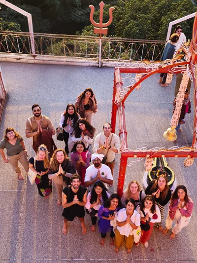 Yoga school excursion and outdoor activities during TTC program in Rishikesh