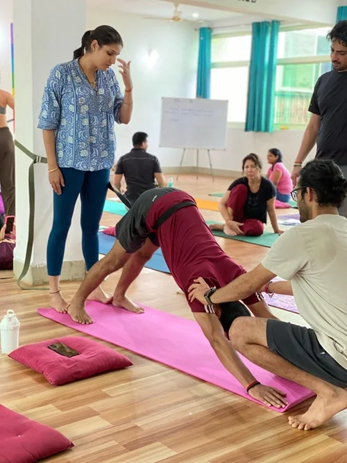 Iyengar Yoga Alignment Workshop at Rishikul Yogshala Rishikesh