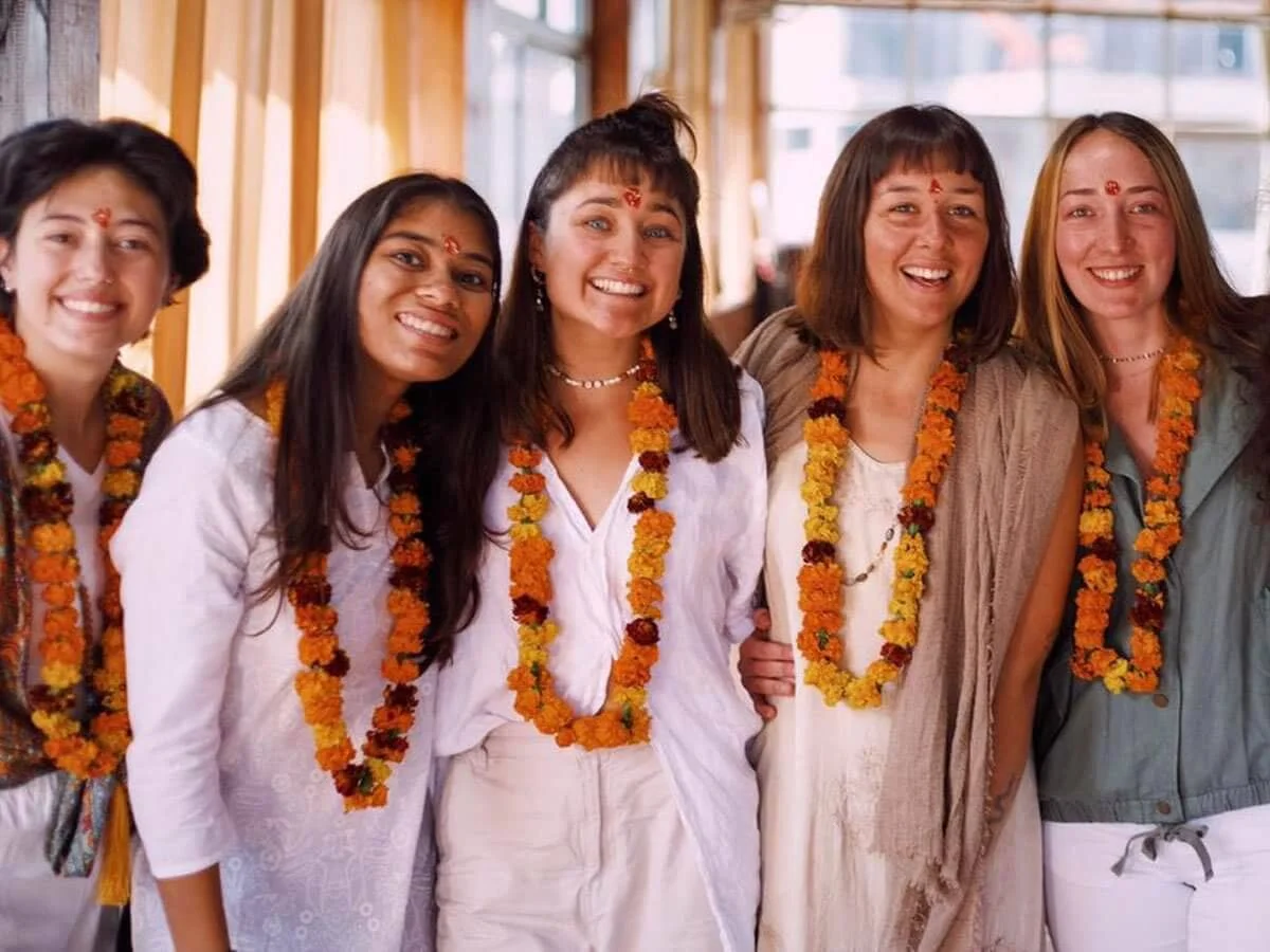 Yoga TTC Students Group Photo After Certification Ceremony at Rishikul Yogshala Rishikesh